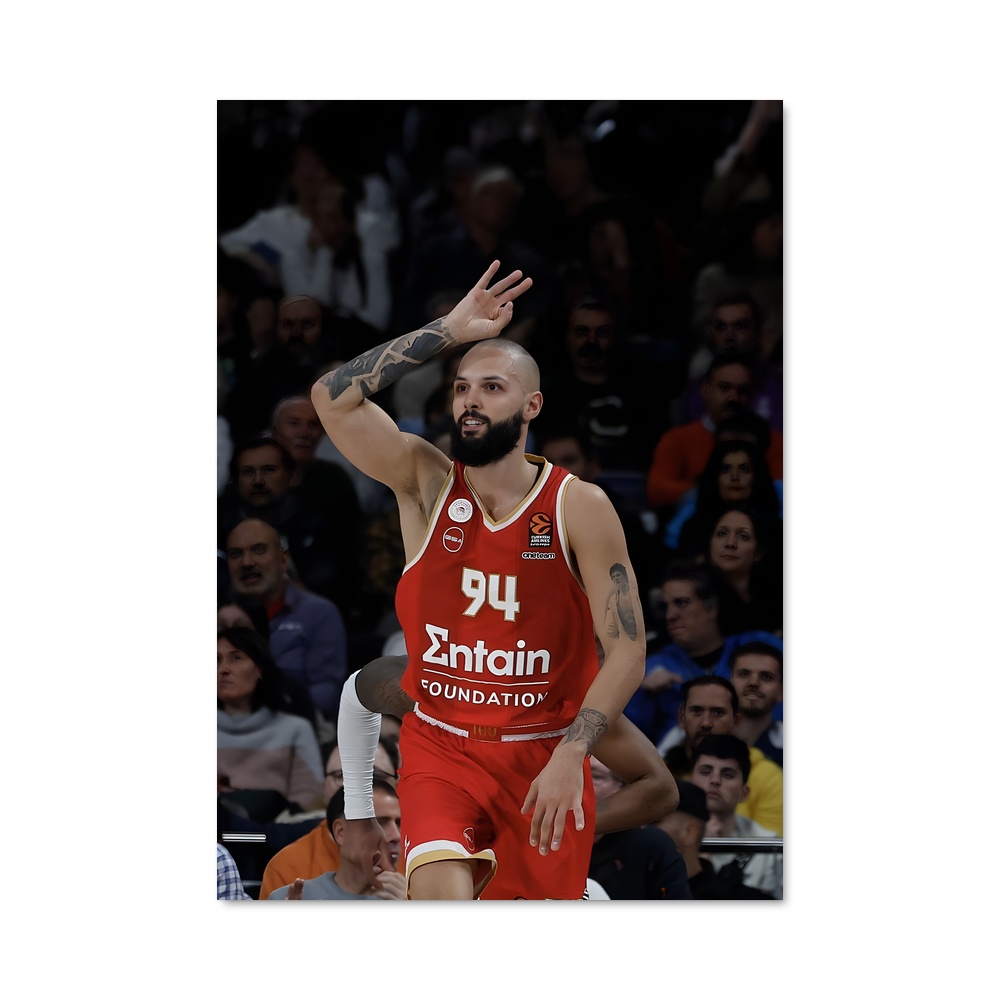 Poster Evan fournier lancer